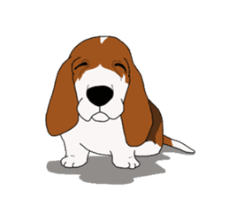Basset hound 2 sticker #8502808