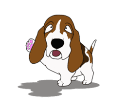 Basset hound 2 sticker #8502810