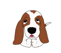 Basset hound 2 sticker #8502811