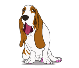 Basset hound 2 sticker #8502817