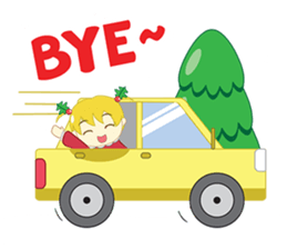 The Christmas Girl sticker #8502987