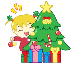 The Christmas Girl sticker #8503001