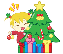 The Christmas Girl sticker #8503001