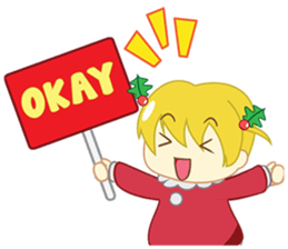 The Christmas Girl sticker #8503002