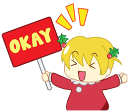The Christmas Girl sticker #8503002