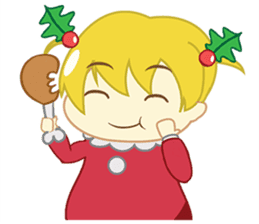 The Christmas Girl sticker #8503008