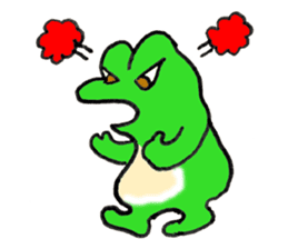 Frog Croaky - JAPANESE sticker #8503941