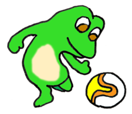 Frog Croaky - JAPANESE sticker #8503946