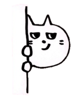 WHITE NEKO-SAN sticker #8504141