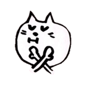 WHITE NEKO-SAN sticker #8504149
