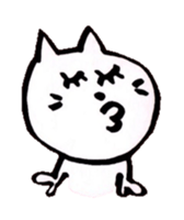WHITE NEKO-SAN sticker #8504155