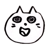 WHITE NEKO-SAN sticker #8504156