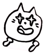 WHITE NEKO-SAN sticker #8504157