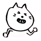 WHITE NEKO-SAN sticker #8504158