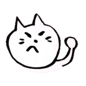 WHITE NEKO-SAN sticker #8504159