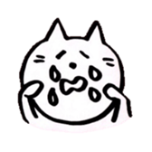 WHITE NEKO-SAN sticker #8504160
