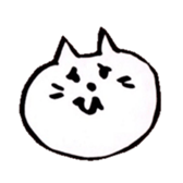 WHITE NEKO-SAN sticker #8504162