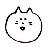 WHITE NEKO-SAN sticker #8504166