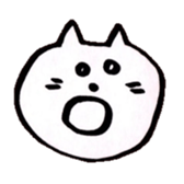 WHITE NEKO-SAN sticker #8504167
