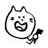 WHITE NEKO-SAN sticker #8504171