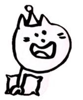 WHITE NEKO-SAN sticker #8504172