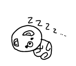 The losing heart Bear sticker #8504317