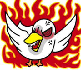 fcf bird sticker #8504395