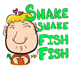 Snake Snake Fish Fish (M)