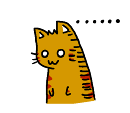 cats general talk-little tiger sticker #8505036