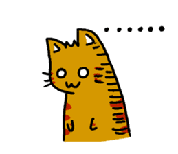 cats general talk-little tiger sticker #8505036