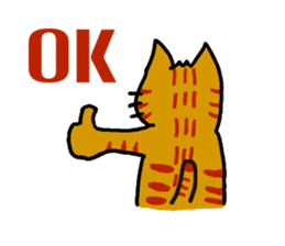 cats general talk-little tiger sticker #8505055