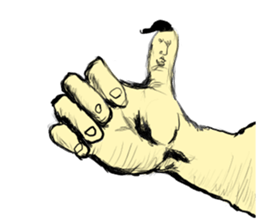 I other side of smart phone sticker #8505213