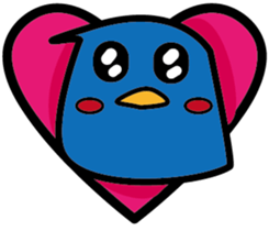 A blue guy's everyday life sticker #8505825