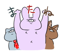 Rabbit's and Friends. sticker #8505897