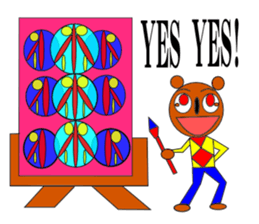 Painter Goromaru Sticker sticker #8506050