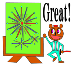 Painter Goromaru Sticker sticker #8506053