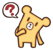 The name of the bear "Kumada-kuma" sticker #8506095