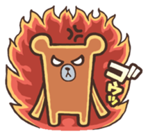 The name of the bear "Kumada-kuma" sticker #8506112