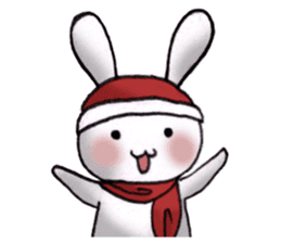 Long-distance couples part3-winter love sticker #8506642