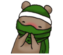 Long-distance couples part3-winter love sticker #8506647