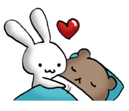 Long-distance couples part3-winter love sticker #8506650