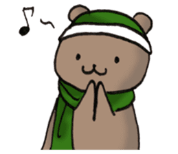 Long-distance couples part3-winter love sticker #8506655