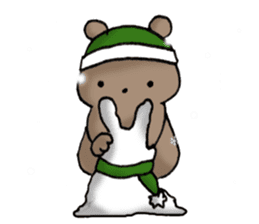 Long-distance couples part3-winter love sticker #8506661