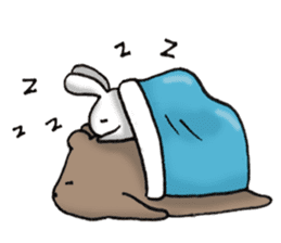 Long-distance couples part3-winter love sticker #8506664