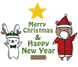 Long-distance couples part3-winter love sticker #8506678