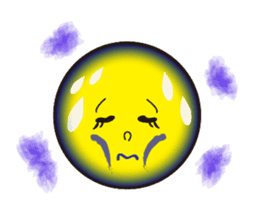 Full Moon Life sticker #8507034