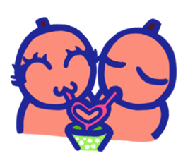 Mr. & Mrs. Fishy Ball 2 sticker #8507606