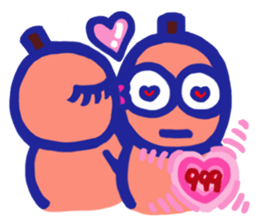 Mr. & Mrs. Fishy Ball 2 sticker #8507633