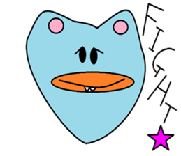 Vivid Bule Cats sticker #8508027