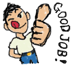 Child Pa-pa (English ver.) sticker #8508078